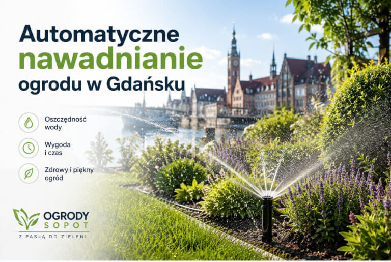 Automatyczne nawadnianie ogrodu w Gdańsku